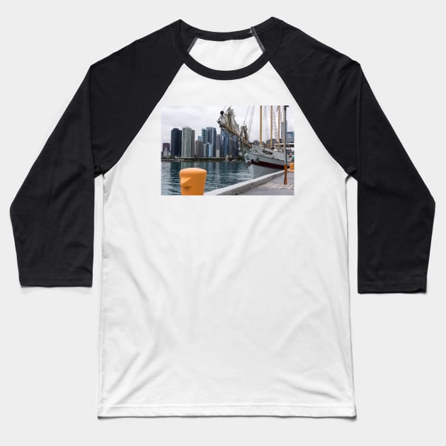 Chicago river scene Baseball T-Shirt by sma1050